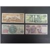 Image 4 : 4 Assorted Mexican Paper Bills ; 2000, 5000, 10 000, 50 000, Pesos