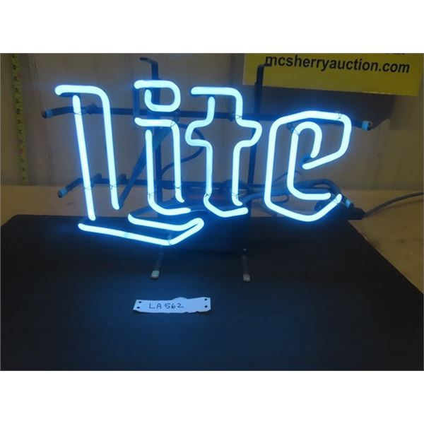 Lite Beer Neon Sign 13" x 17" - Works Well