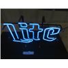 Image 2 : Lite Beer Neon Sign 13" x 17" - Works Well