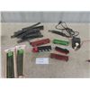 Image 1 : Small Assorted "HO" Trains + Train Track with Transformer