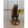 Image 1 : Nice Carved Wooden Bear Statue 27" Tall