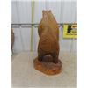 Image 4 : Nice Carved Wooden Bear Statue 27" Tall