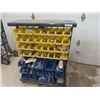 Image 1 : Rolling Cart with 94 Bins Full of Hardware, Bolts, Washers, Clamps, Pins + Much Much More - 18" x 37