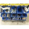 Image 3 : Rolling Cart with 94 Bins Full of Hardware, Bolts, Washers, Clamps, Pins + Much Much More - 18" x 37