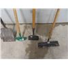 Image 2 : 6 Various Yard Tools ; Rake, Chopper, Fork, Edger, Spade, Pruner