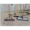 Image 2 : 4 Different Floor Brooms & 2 Floor Squeegees