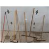 Image 4 : 4 Different Floor Brooms & 2 Floor Squeegees