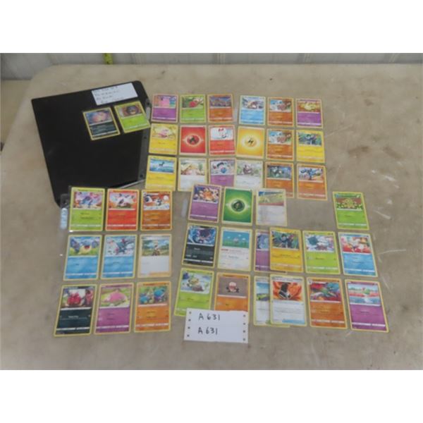 Lot of 60 Pokeman Cards in Album