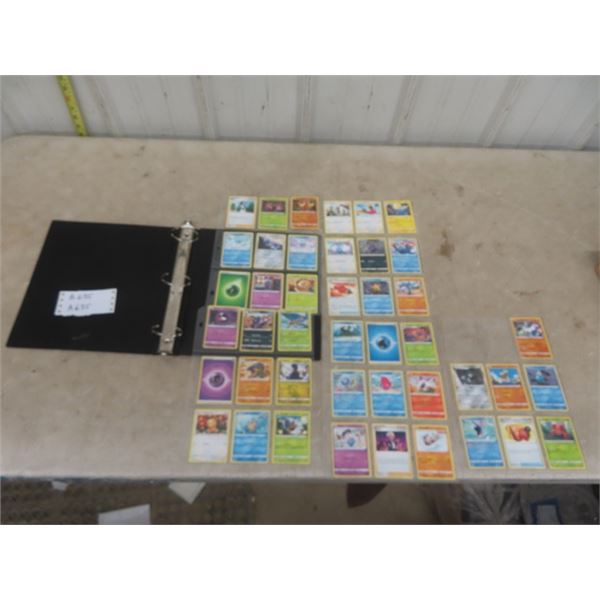 Lot of 60 Pokeman Cards in Binder
