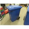 Image 2 : 2 Rolling Garbage/Recycling Bins 23" x 33" x 42"