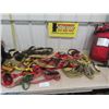 Image 1 : Lot of Ratchet Straps , Bag of Heavy Duty Rope