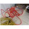 Image 5 : 3 Various Length Extension Cords & Trouble Light