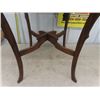 Image 3 : Nice 4 Leg Solid Wood Antique Table 24"x24"x29"