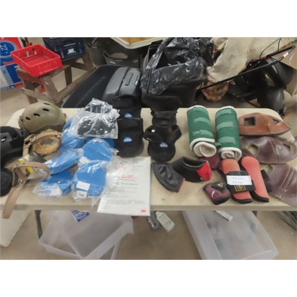Riding Helmets, Horse Boots, Leg Wraps, Face Covers plus more