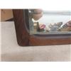 Image 3 : Vintage Oak Framed Mirror 25.5 x 30.5"