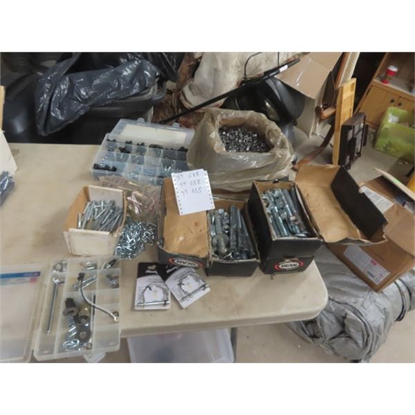 Bolts, Nuts, Pins, Lag Bolts plus more