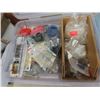Image 3 : 4 Poly Containers Full of Electrical Switches, Connectors, Merets plus more