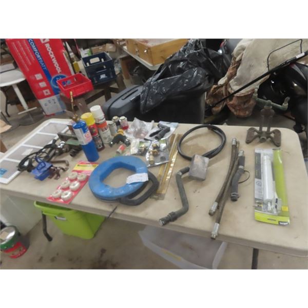 Snake, Cylinder, Hitch, Plumbing Items plus more