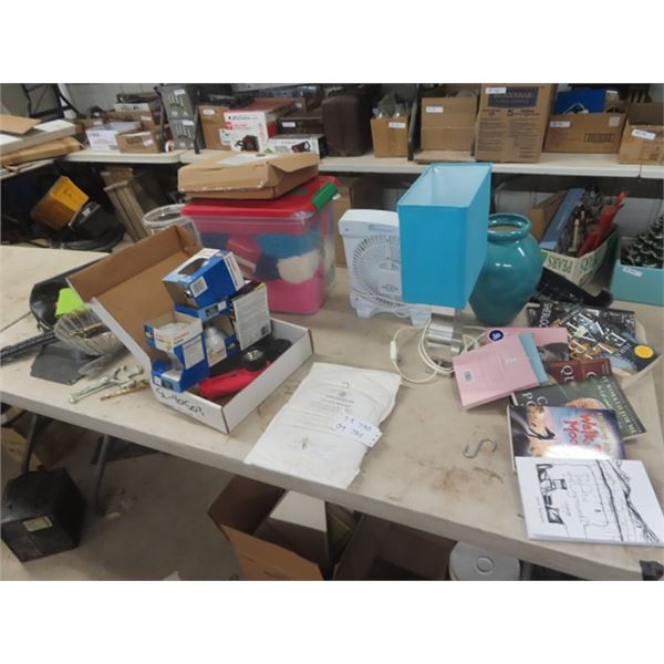 Yarn, Fan, Books, Flood Lights