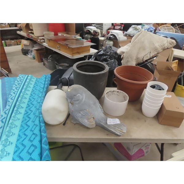 Bird Ornament, Planters, Outdoor Carpet