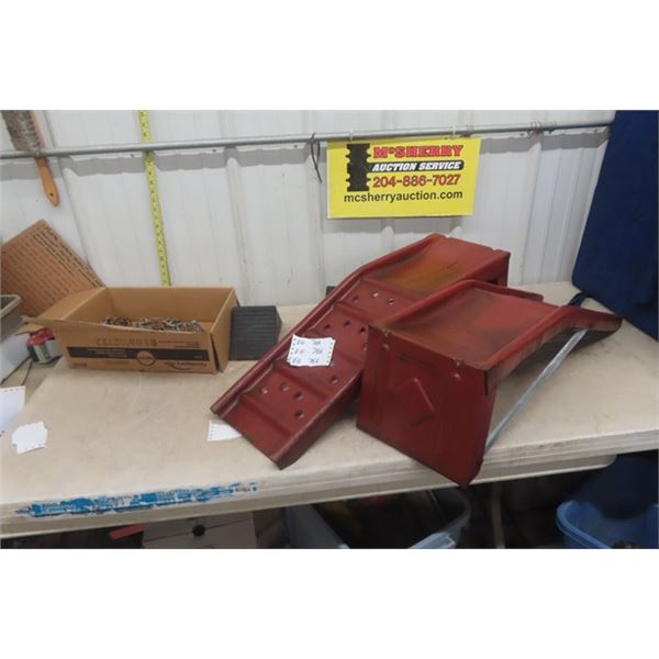 Car Ramps, Wheel Wedges, Lawn Mower Tire Chains