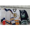 Image 3 : 6 Hockey Jerseys- Sz Med + Lg ; Blues, Oilers, Islanders, Bruins, Whales