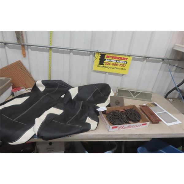 2 Bucket Seat Covers, Stove + Water Tank Element, Register Covers