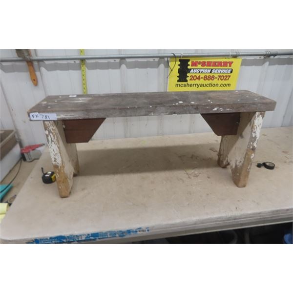 Wooden Bench 36" Wide