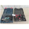 Image 1 : Bosh Power Sander with Case, TMT 18V Drill with Charger, Case + 1 Battery