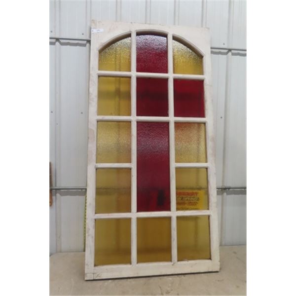 Stained Glass Window 36" x 72" McSherry Auction Service Ltd.