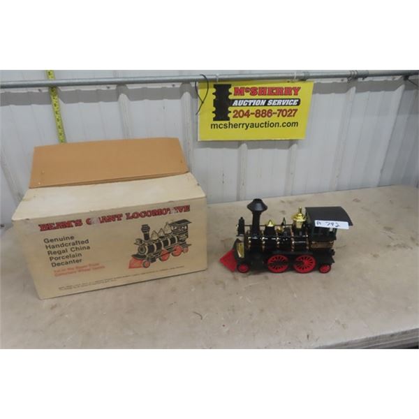 Jim Beams Locomotive Decanter with Box