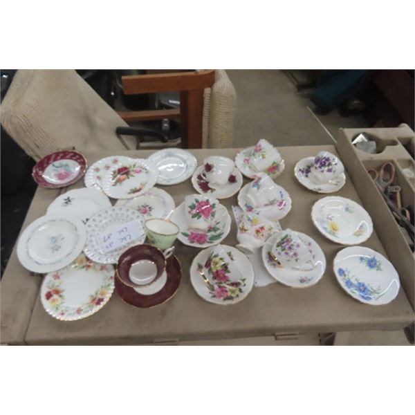 China Cup + Saucer Pairs, Plates, 9 Matching Sets plus more