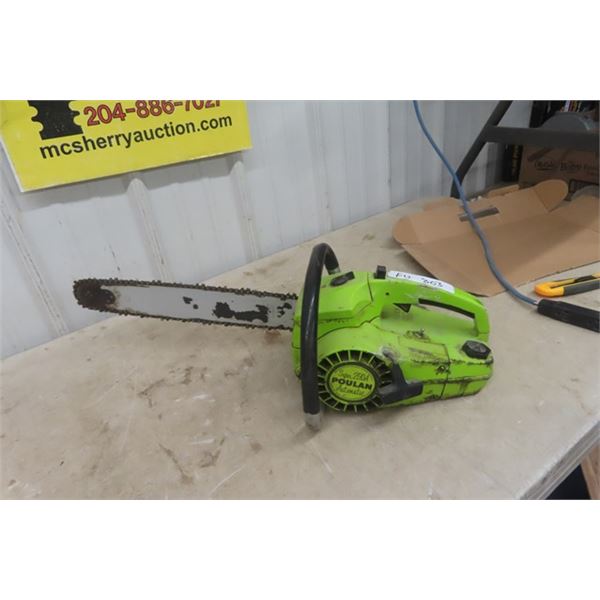 Poulan 250A Chainsaw Poulan 250a chainsaw