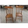 Image 1 : 2 Matching Wooden Kitchen Chairs
