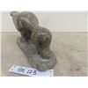 Image 2 : Large Vintage Indigenous Soapstone Bird Carving Signed + Has Canada Eskimo Tag 5.5" x 9"