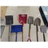 Image 2 : 2 Plastic Snow Shovels, 3 Metal Spades, Metal Snow Shovel