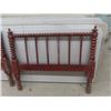 Image 2 : Vintage Wooden Spindle Style Single Bed