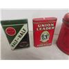 Image 2 : 6 Old Tobacco Tins; Union Leader, Half + Half, Players, El Roi Tan, Imperial