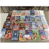 Image 1 : 32 VHS Movies ; Disney, Religious, Cartoons plus more