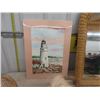 Image 2 : Light House Print, Wicker Mirror, Horse Head Basket Picture