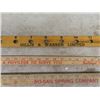 Image 2 : 9 Wooden Advertising Yard Sticks ; Beaver Lumber, Perfect Circle, Gillis + Warren