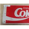 Image 2 : Enjoy Coke Tin Rack Sign 10" x 22"