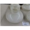 Image 2 : 4 Glass Lamp Shades - All Same 11" Wide