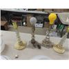 Image 2 : Assorted Table Lamp Basses + Glass Lamp Shades