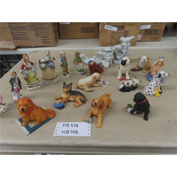 Franklin Mint Collectible Dogs- Made in Japan Glass Figures