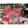 Image 2 : Doll Crib, Large Doll, 3 Betty Boop Dolls