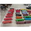 Image 2 : Large Quantity of HO Trains ; Box Cars, Coal Cars, Caboose plus more , 8 Engines HO Scale