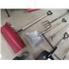 Image 4 : 7 Yard Tools; Shovels, Rakes, Forks