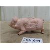 Image 1 : Cast Piggy Bank with Norco Advertisement 3" x 6"