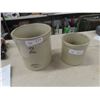 Image 1 : 2 Gal Medalta Crock + 1 Gal Unmarked Crock